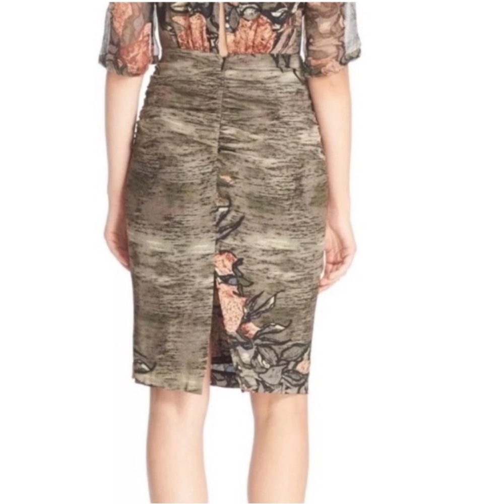 Anthropologie Tracy Reese Van Gogh Silk Dress Floral Size 2 - Picture 3 of 15